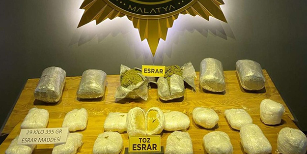 Yolcu otobüsünde 30 kilogram uyuşturucu ele geçirildi!