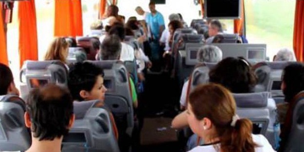 Yolcu otobüsünde 'canlı bomba' alarmı