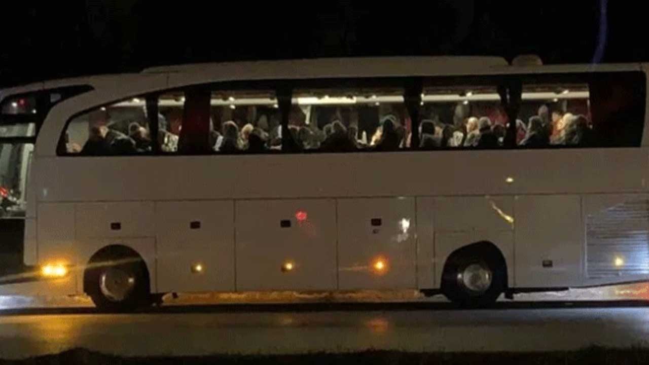 Yolcu otobüsünde mide bulandıran olay