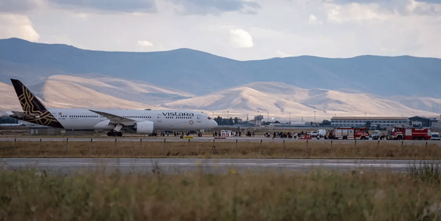 Yolcu uçağında alarm verildi! Polis etrafını sardı