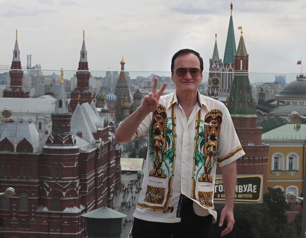 Yönetmen Tarantino, ’Bir Zamanlar Hollywood’un gösterimi için Moskova’da 