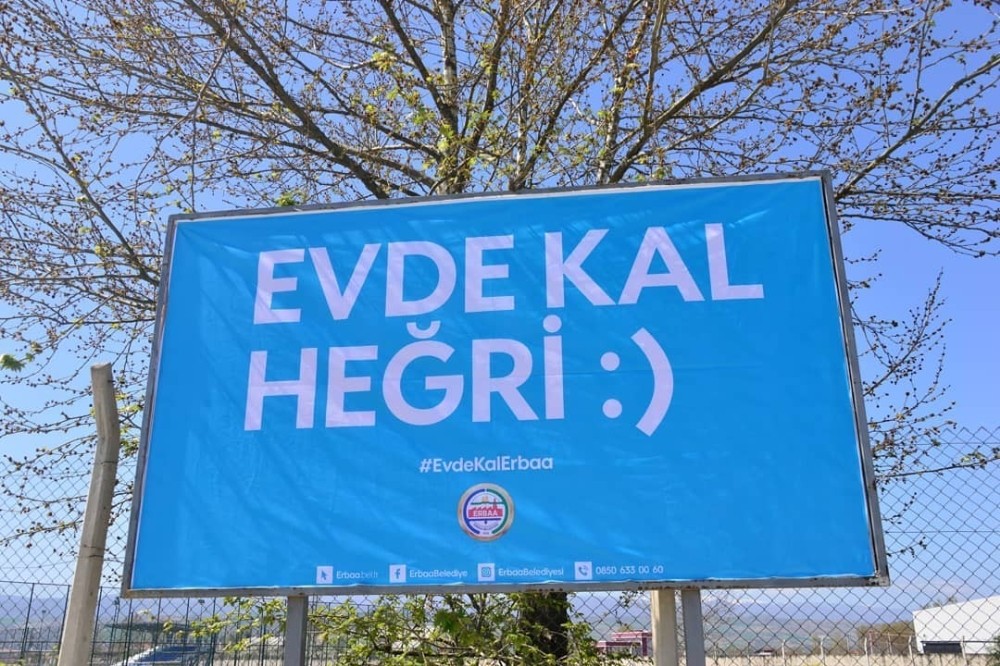 Yöresel şive ile ‘evde kal’ çağrısı 