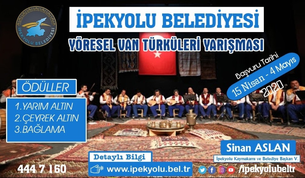 ‘Yöresel Van Türküleri Yarışması’ başvuru süresi uzatıldı 