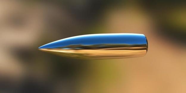 Yorgun mermi isabet eden kadın yaralandı