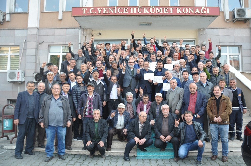 Yortan Belediye Başkanı Şık mazbatasını aldı 