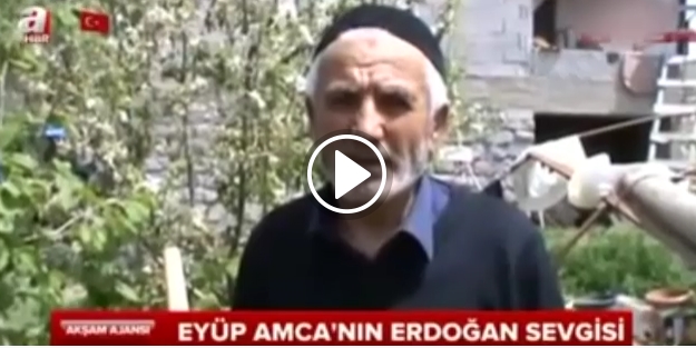 Yozgatlı amcadan Erdoğan şiiri