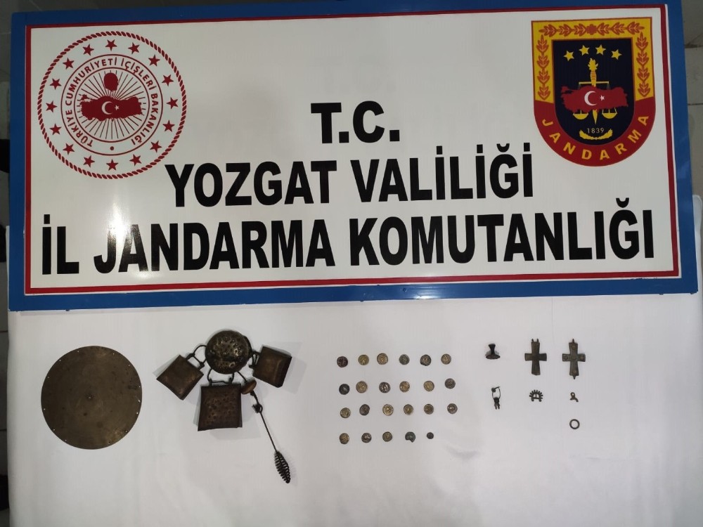 Yozgat’ta 31 parça tarihi eser ele geçirildi 