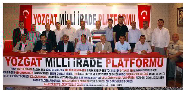 Yozgat’ta 32 STK’dan Erdoğan’a destek