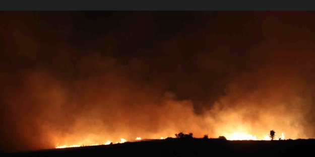 Yozgat’ta çıkan anız yangını söndürüldü