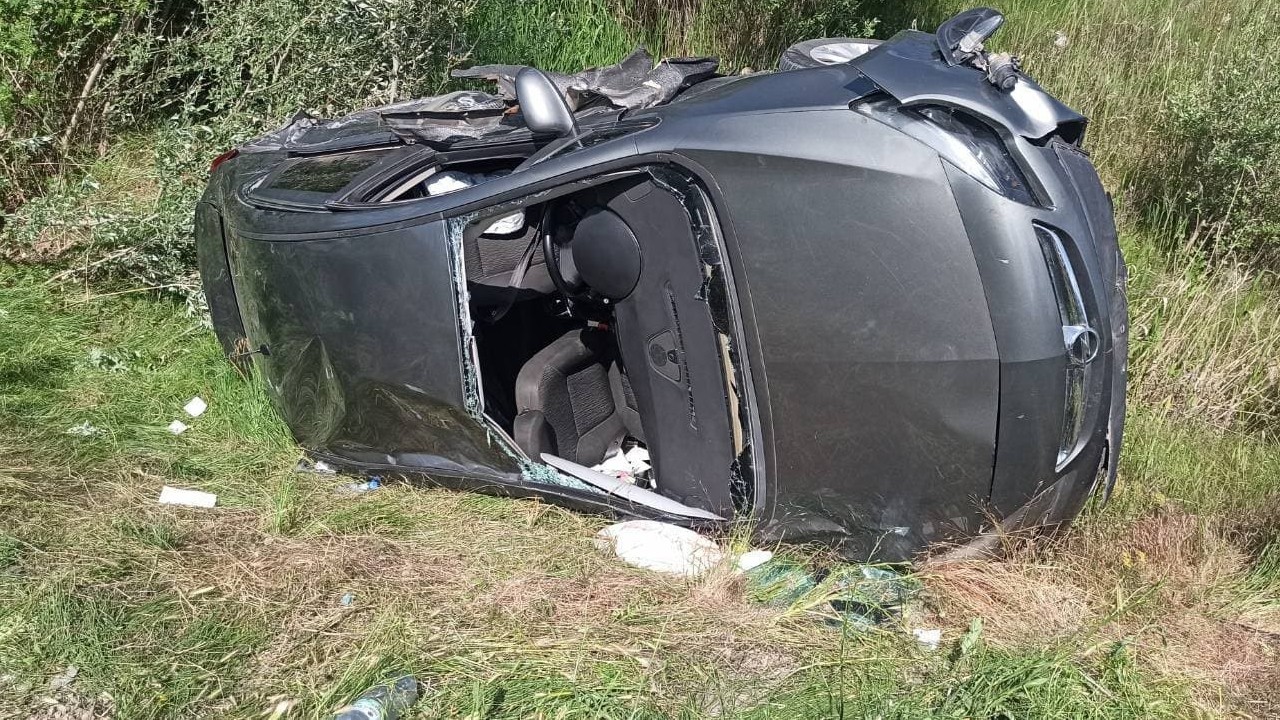 Yozgat’ta iki araç çarpıştı