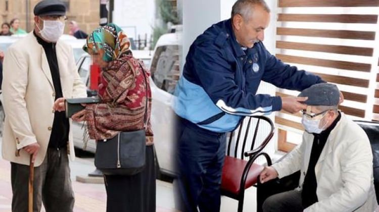 Yozgat'ta işte dilenci kılığına giren zabıtanın hasılatı