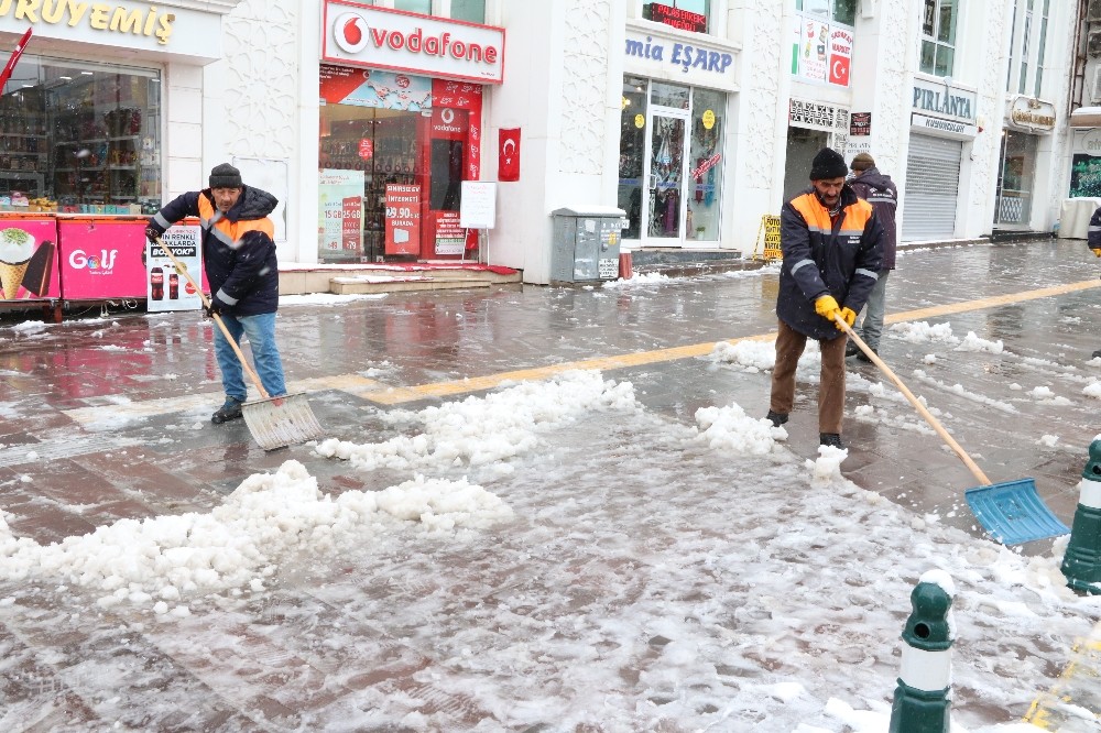 Yozgat’ta kar yağışı 