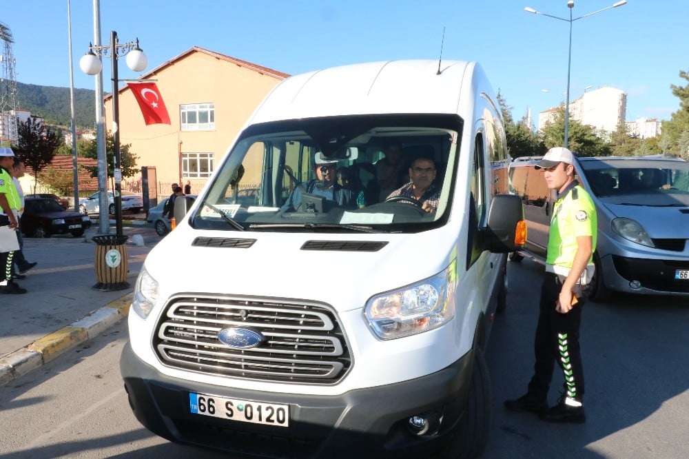 Yozgat’ta okul servisleri denetlendi 