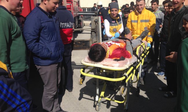 Yozgat'ta sivil savunma tatbikatı yapıldı