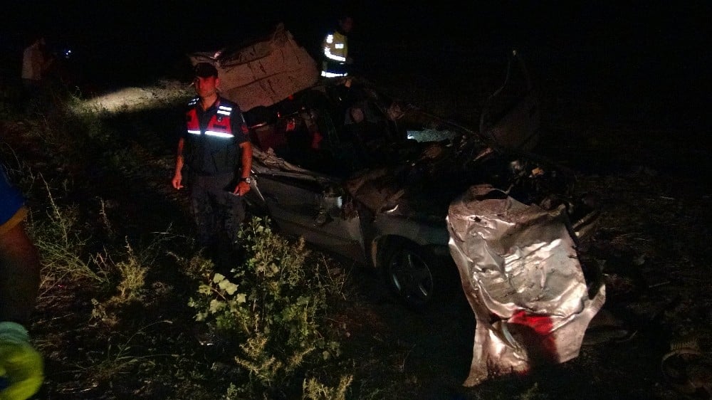 Yozgat’ta trafik kazası 2 ölü 5 yaralı 