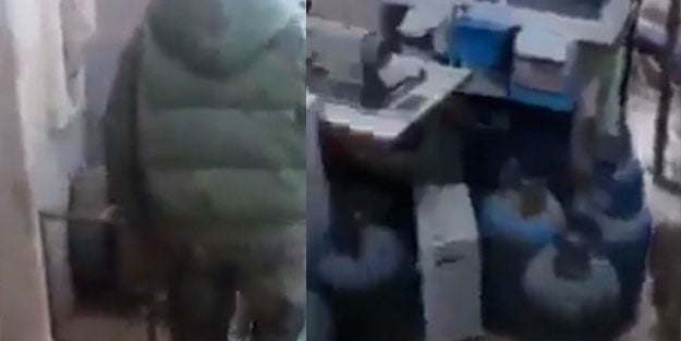 YPG'li teröristler Deyrizor'da yağmaya başladı!