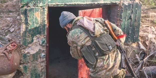 YPG'li teröristler geride sadece onları bırakıyor