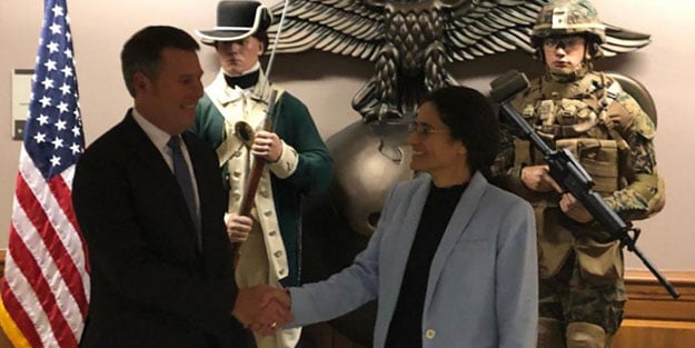 YPG'nin sözde yöneticisi Pentagon'da!