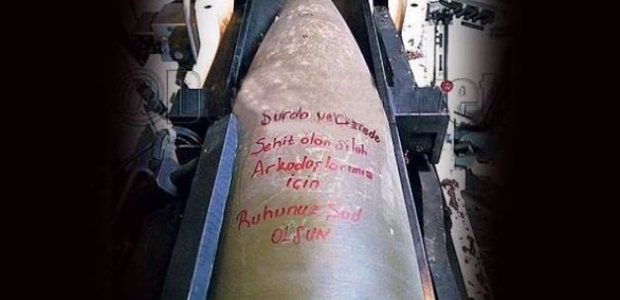 YPG'ye atılan mermilerin üzerine bunu yazdılar!