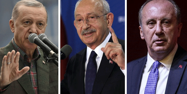 YSK'dan Erdoğan, Kılıçdaroğlu ve İnce kararı