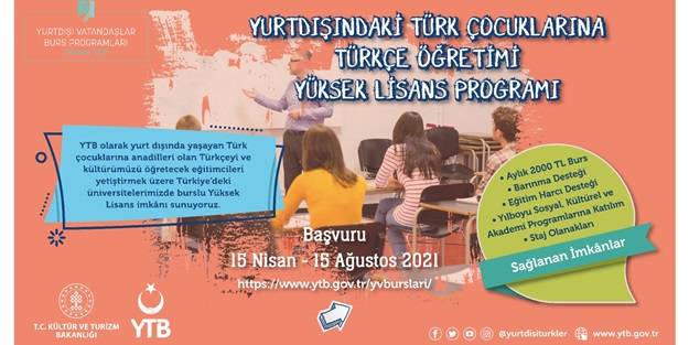 YTB yurtdışı vatandaşlar burslarına başvuru için son 10 gün