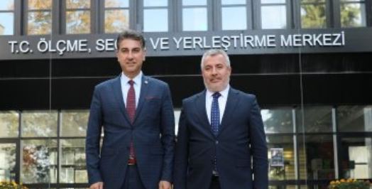 YTÜ Genel Sekreteri Karahan'dan ÖSYM Başkanı Prof. Dr. Ersoy'a ziyaret