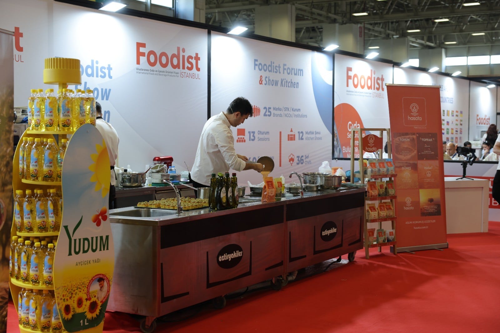 Yudum ve Hasata, Tiryaki Anadolu standında Foodist İstanbul’da Ziyaretçilerle Buluştu