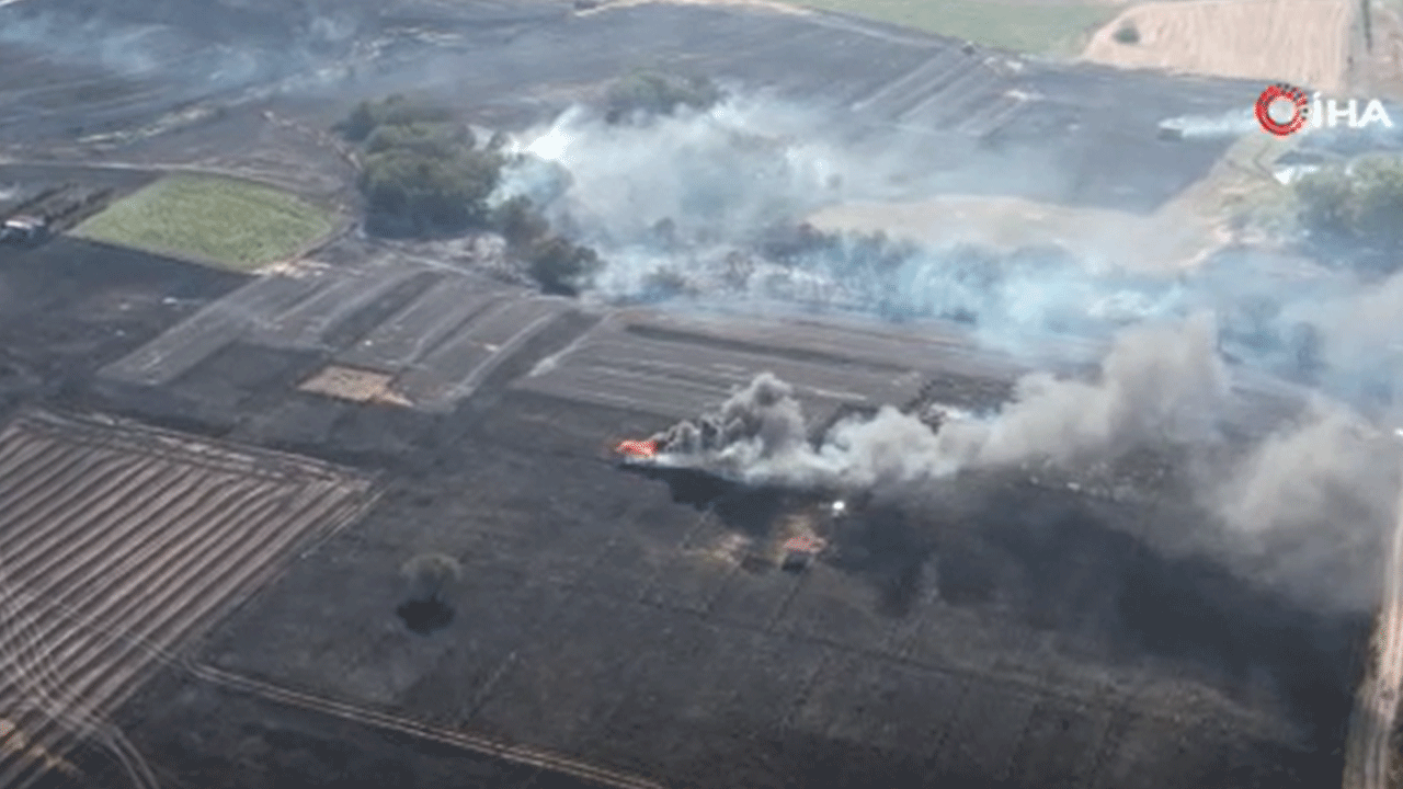 Yuh artık! Kuru otları yaktı, Silivri ile birlikte karısı da yanarak öldü! Kaçarken yakalandı