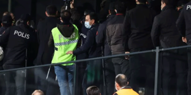 Yukatel Denizlispor ile Fenerbahçe arasında oynanan maçta olay