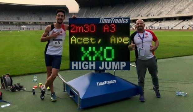 Yüksek atlamada 16 yıllık rekor kırıldı