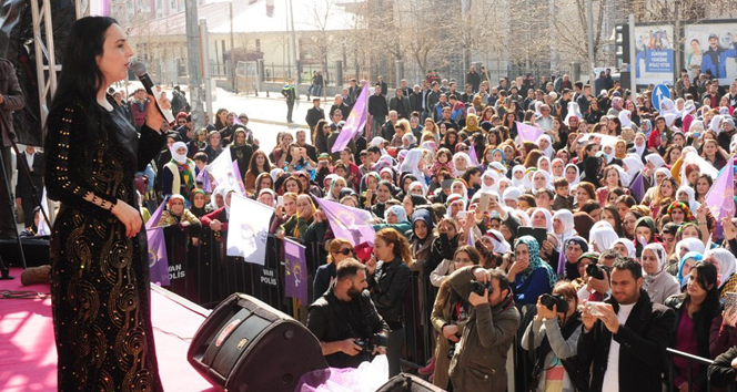 Yüksekdağ, Dünya Kadınlar Günü mitingine katıldı