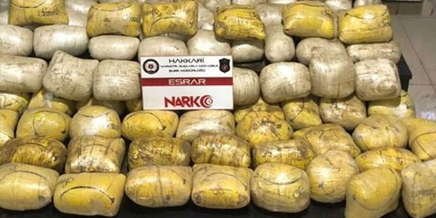 Yüksekova'da 140 kilogram esrar ele geçirildi