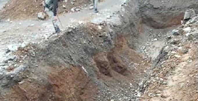 Yüksekova'da tanklara hendek tuzağı