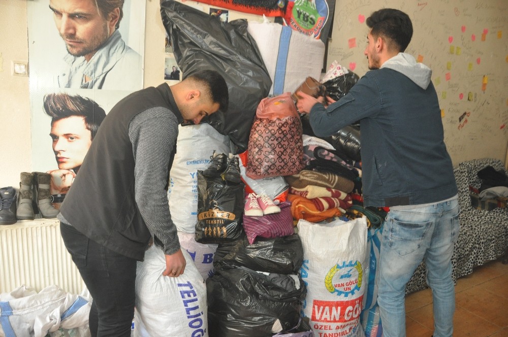 Yüksekovalı gençlerden Elazığ için seferberlik 