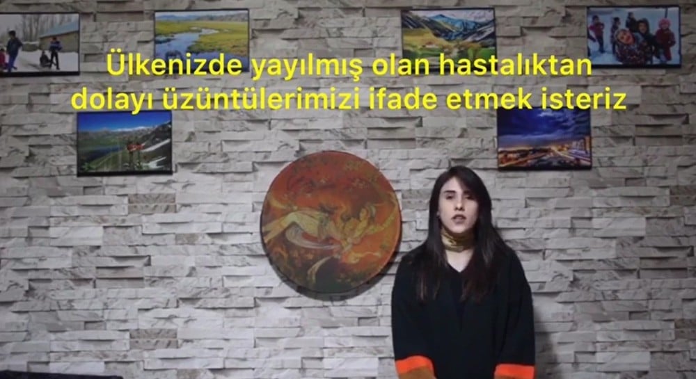 Yüksekovalı gençlerden İran’a ‘geçmiş olsun’ filmi 