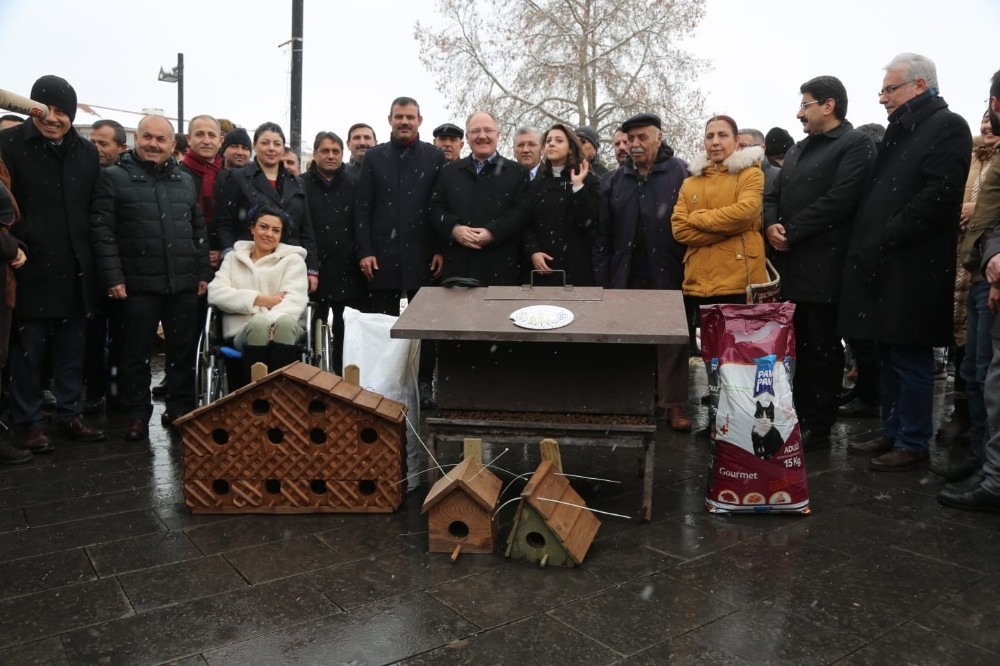 Yükümlüler sahipsiz hayvanları yuvalarına kavuşturdu 