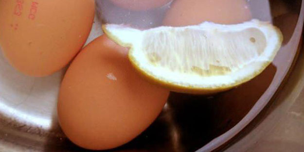Yumurta haşlanırken içine limon koyarsanız bakın ne oluyor