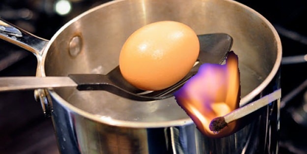 Yumurtanın içine kibrit atarsanız bakın ne oluyor!