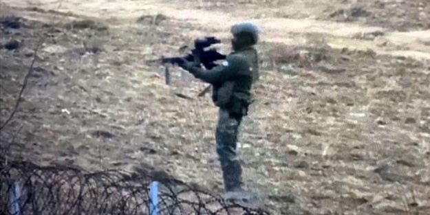Yunan askeri sığınmacılara böyle mermi yağdırdı