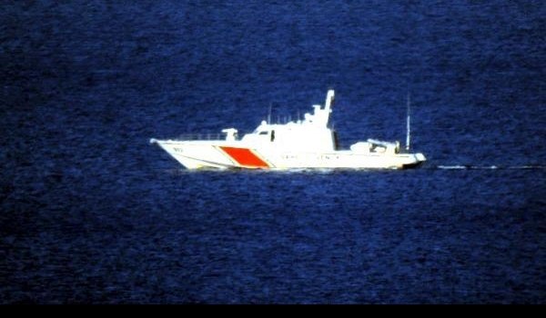 Yunan botları yaklaşmaya cesaret edemedi!