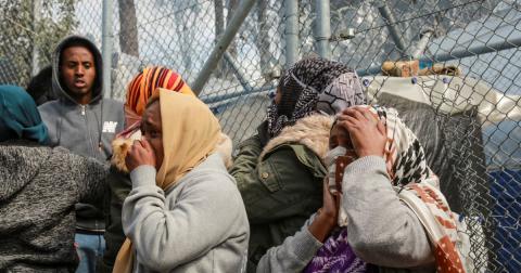 Yunan kamplarındaki göçmenler tehlikede