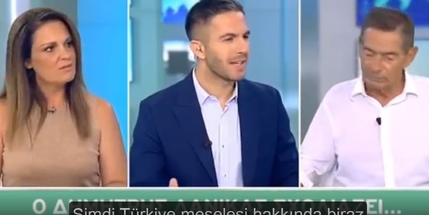 Yunan profesörün Türkiye ve Yunanistan hakkındaki sözleri stüdyoyu karıştırdı... Apar topar programı bitirmek zorunda kaldılar