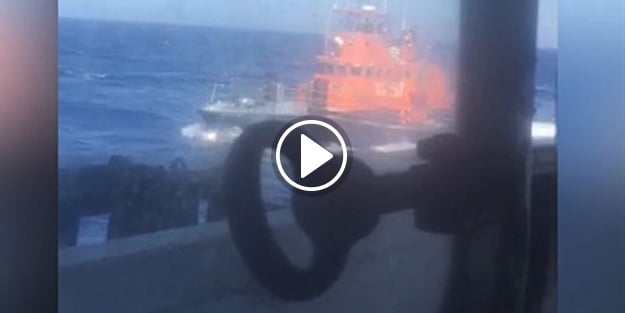 Yunan Sahil Güvenlik botları Türk gemisine ateş açtı!