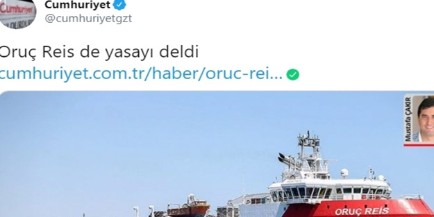 Yunan’a yeşil ışık! Cumhuriyet Oruç Reis’i hedef aldı