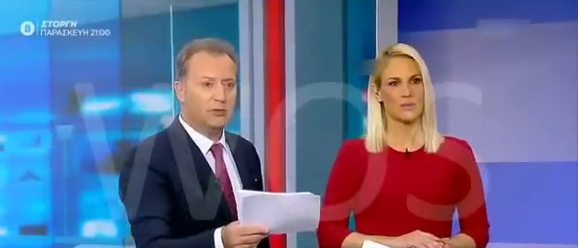 Yunan'ın sarışın spikerinin ağzı bir karış açık kaldı! O Türkiye detayı şok etti