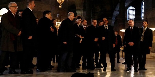Yunanistan Başbakanı Çipras Ayasofya'da!