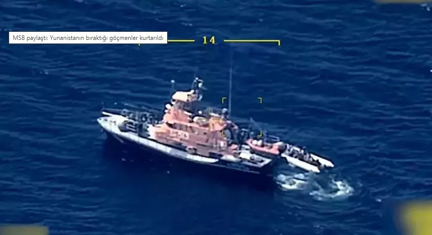 Yunanistan göçmenleri yine ölüme terk etti! Sahil güvenlik ekipleri kurtardı!