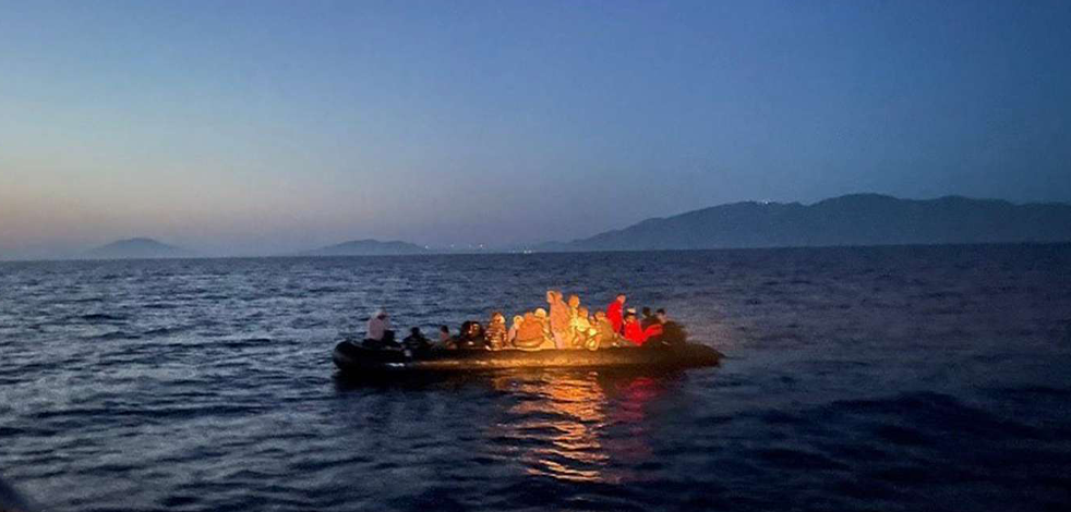 27 düzensiz göçmen kurtarıldı!