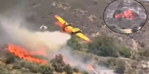 Yunanistan'ın uçağı düştü