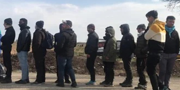 Yunanistan'a geçmeye çalışan 9 kişi yakalandı